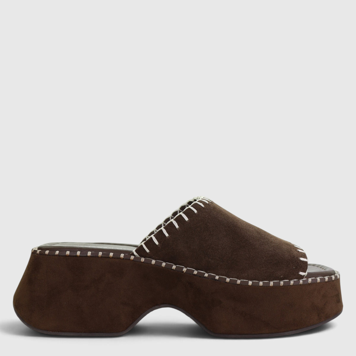 TAMARA LONDON BEVLAH CHOCO SUEDE - Women Heels - Collective Shoes 