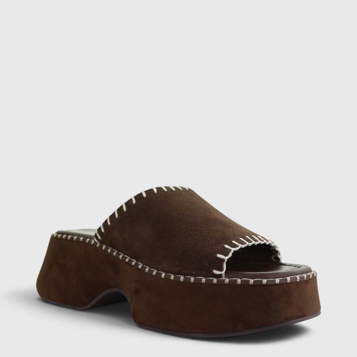 TAMARA LONDON BEVLAH CHOCO SUEDE - Women Heels - Collective Shoes 