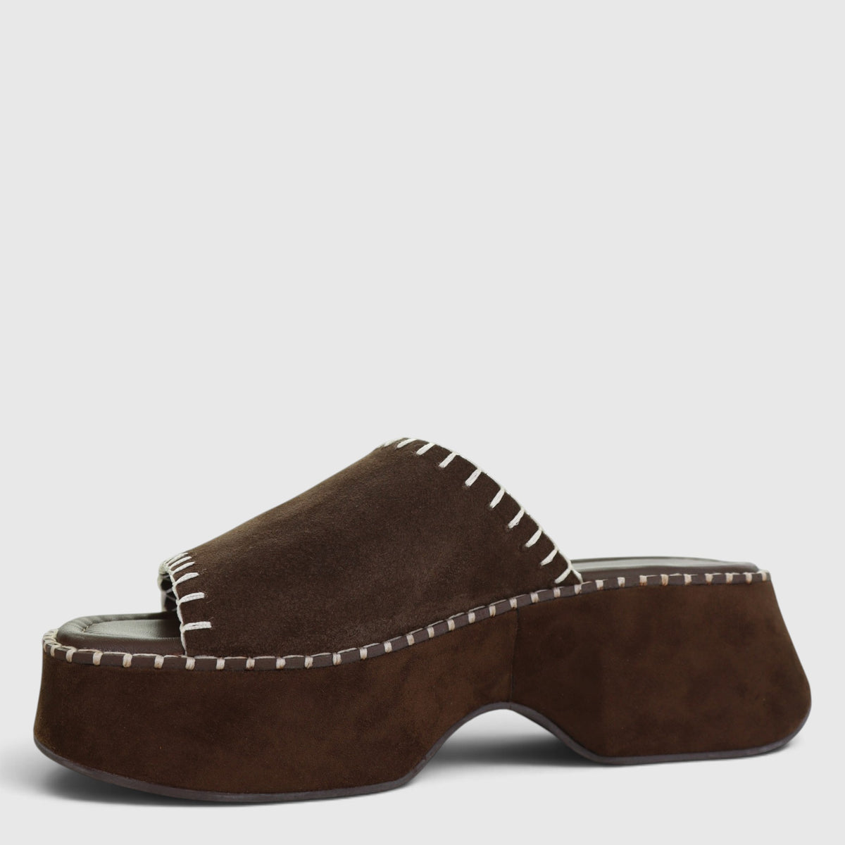 TAMARA LONDON BEVLAH CHOCO SUEDE - Women Heels - Collective Shoes 