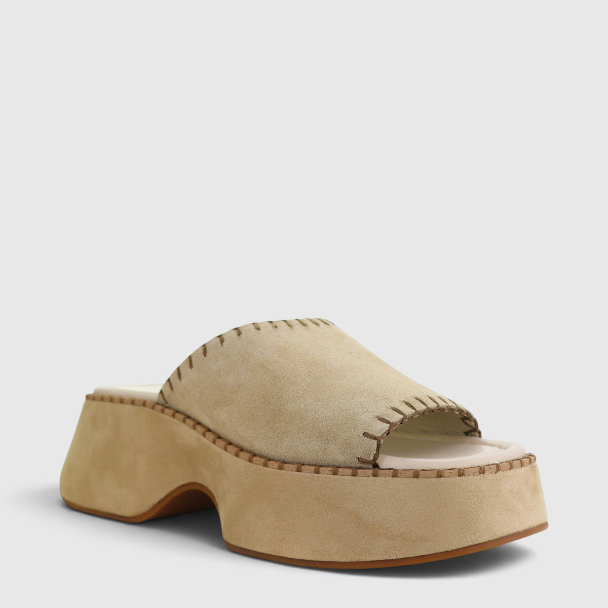 TAMARA LONDON BEVLAH SAND SUEDE - Women Heels - Collective Shoes 