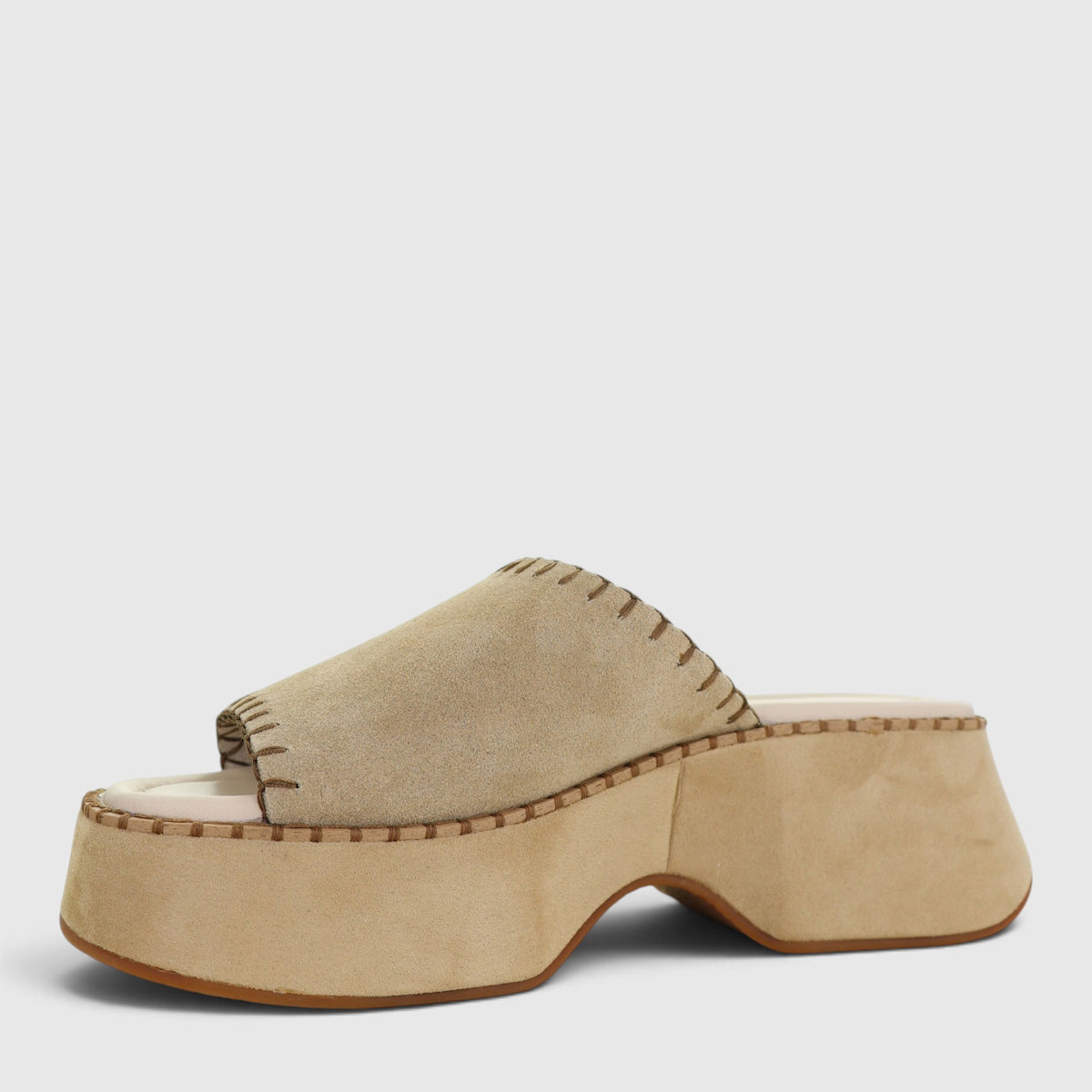TAMARA LONDON BEVLAH SAND SUEDE - Women Heels - Collective Shoes 