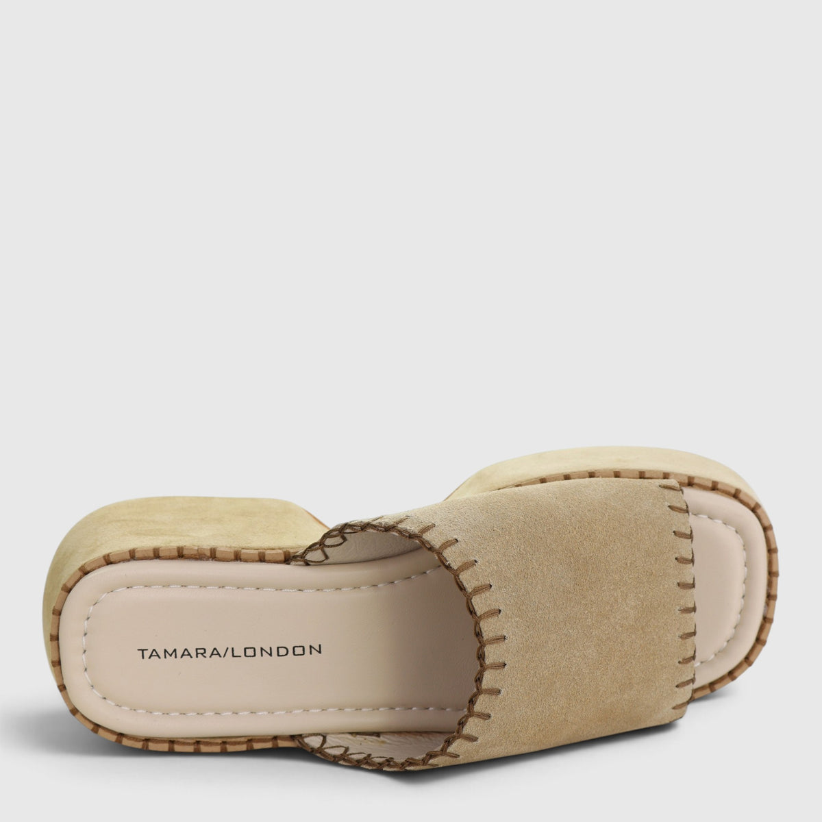 TAMARA LONDON BEVLAH SAND SUEDE - Women Heels - Collective Shoes 