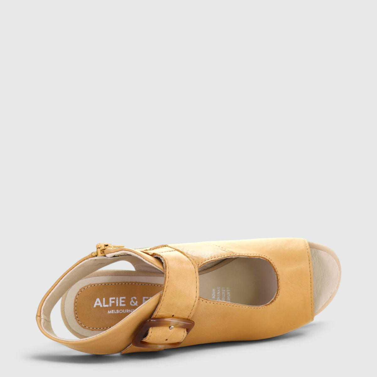 ALFIE & EVIE EZRA CAMEL - Women Sandals - Collective Shoes 