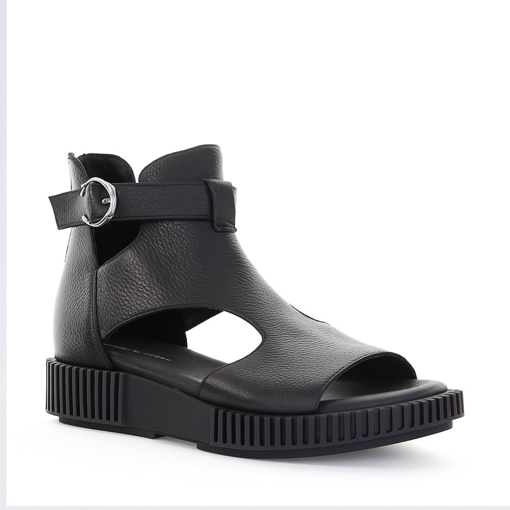 DJANGO & JULIETTE IPPO BLACK - Women Sandals - Collective Shoes 