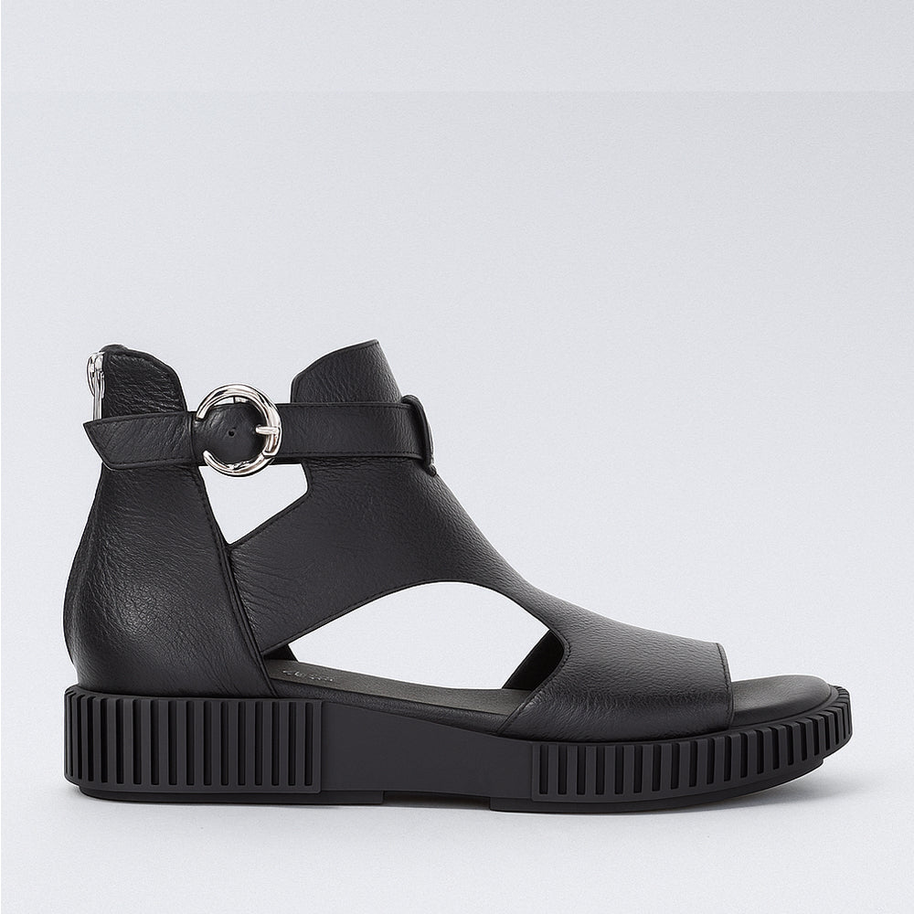 DJANGO & JULIETTE IPPO BLACK - Women Sandals - Collective Shoes 