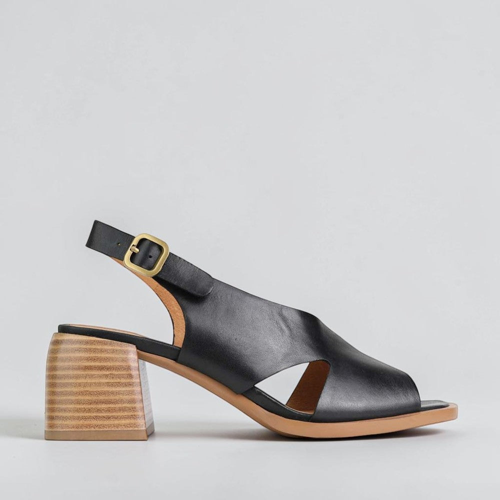EOS ISADORA BLACK - Women Sandals - Collective Shoes 
