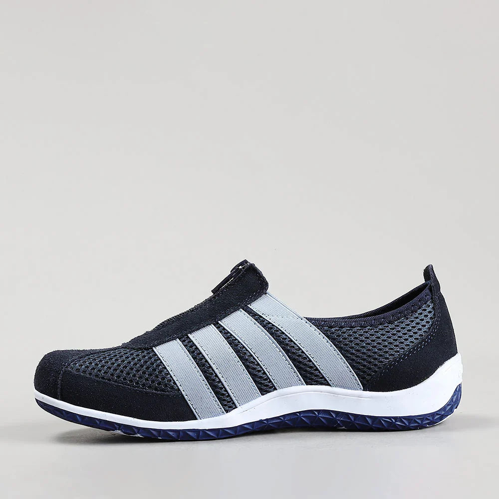 CC RESORTS JADA navy and baby blue casuals showing a stylish, comfortable design with navy and light blue color accents.