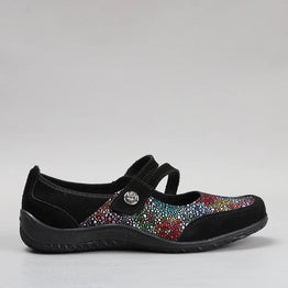 CC RESORTS JASMYN BLACK FLORAL - Women Casuals - Collective Shoes 