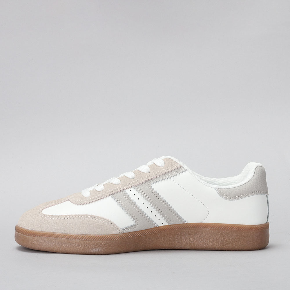 LE SANSA JASPER WHITE/GREY - Women Sneakers - Collective Shoes 