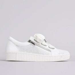 EOS JOVI WHITE PERF - Women Sneakers - Collective Shoes 