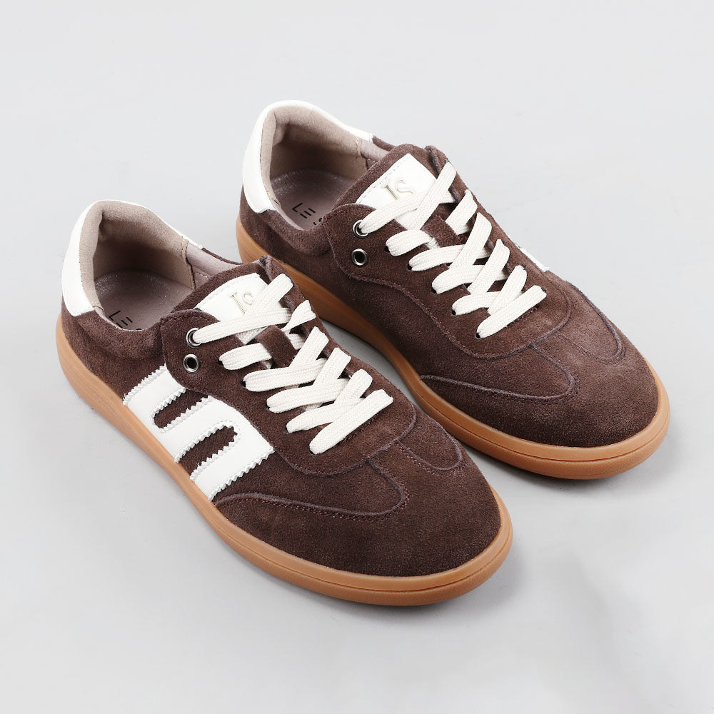LE SANSA JUNO CHOCOLATE / IVORY - Women Sneakers - Collective Shoes 