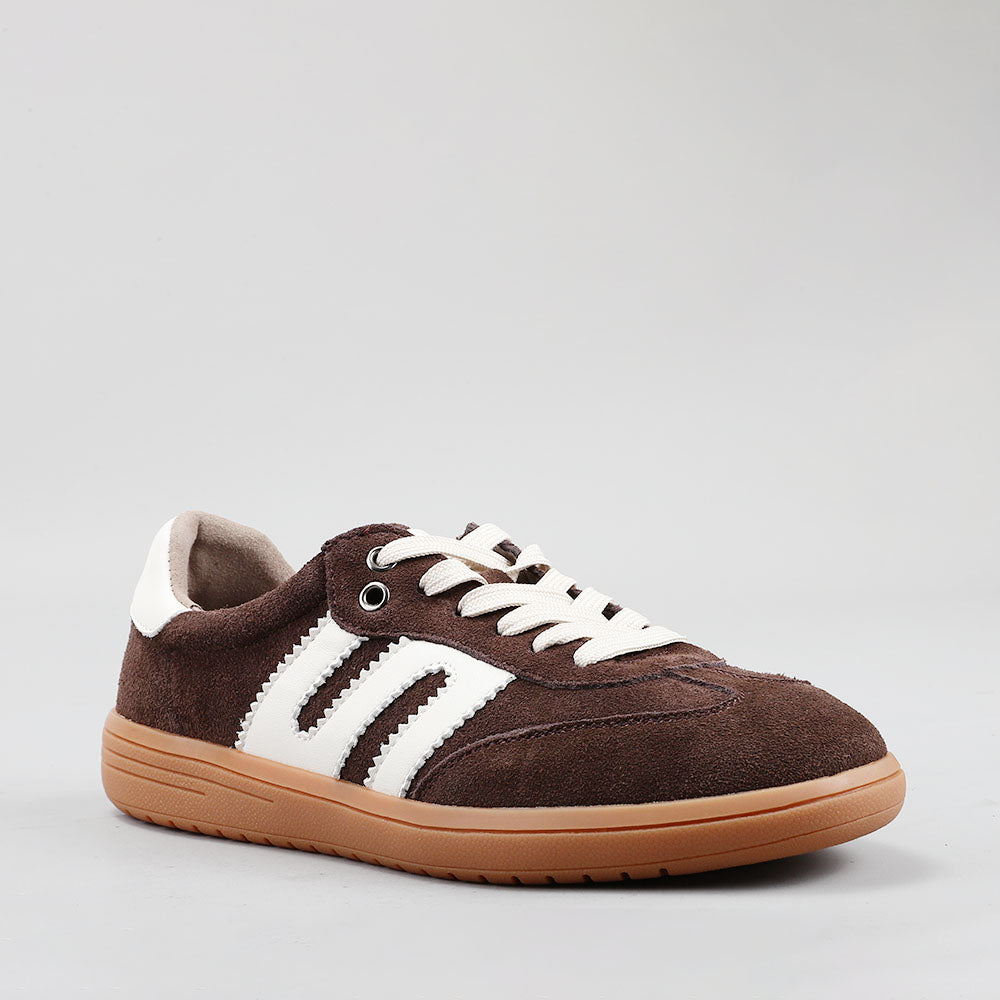 LE SANSA JUNO CHOCOLATE / IVORY - Women Sneakers - Collective Shoes 