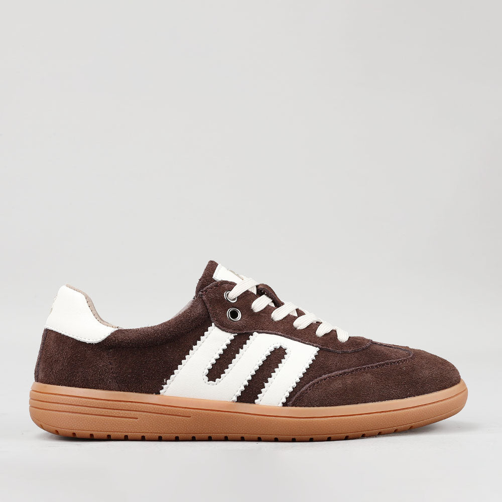 LE SANSA JUNO CHOCOLATE / IVORY - Women Sneakers - Collective Shoes 