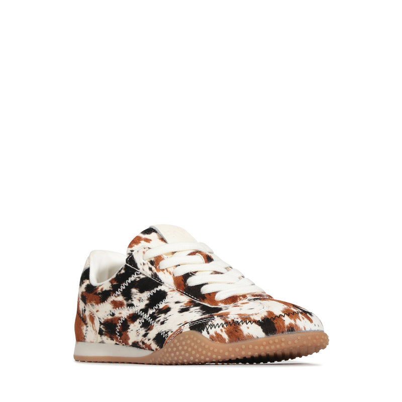 EOS Jessabelle Texas Pony sneakers, stylish casual shoes with a vibrant design, featuring a white and colorful pattern on the canvas.