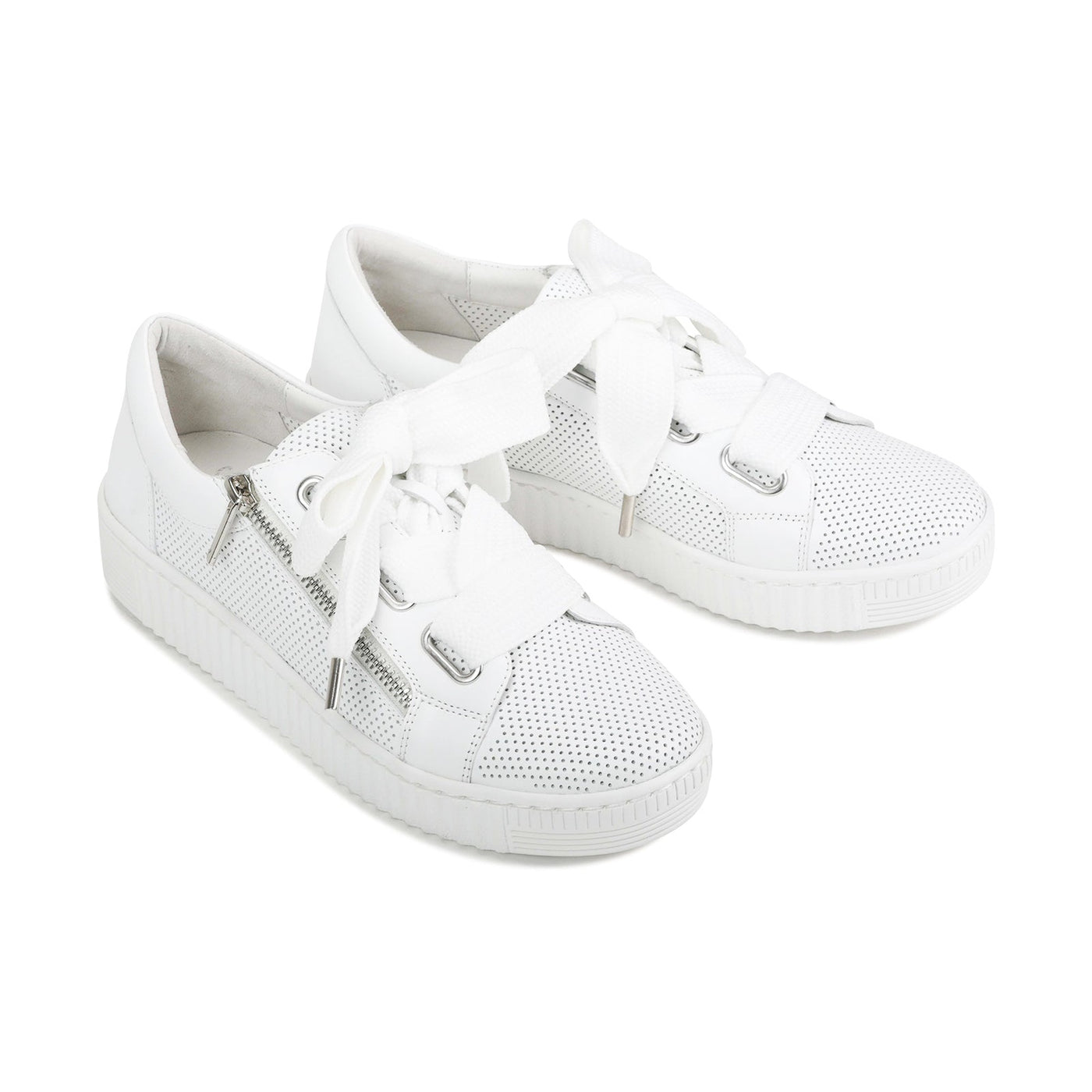 EOS JOVI WHITE PERF - Women Sneakers - Collective Shoes 