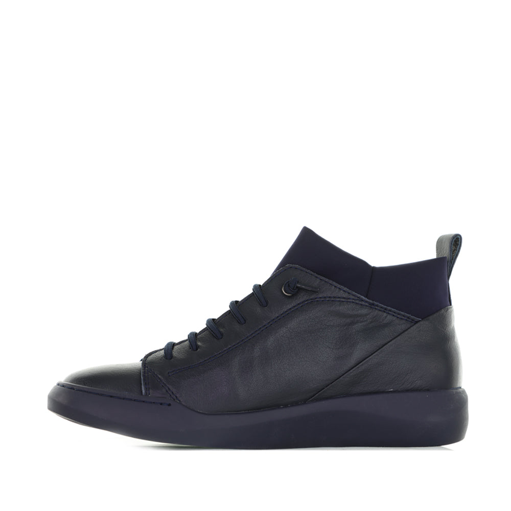 DJANGO & JULIETTE KAPLOCK NAVY - Women Boots - Collective Shoes 