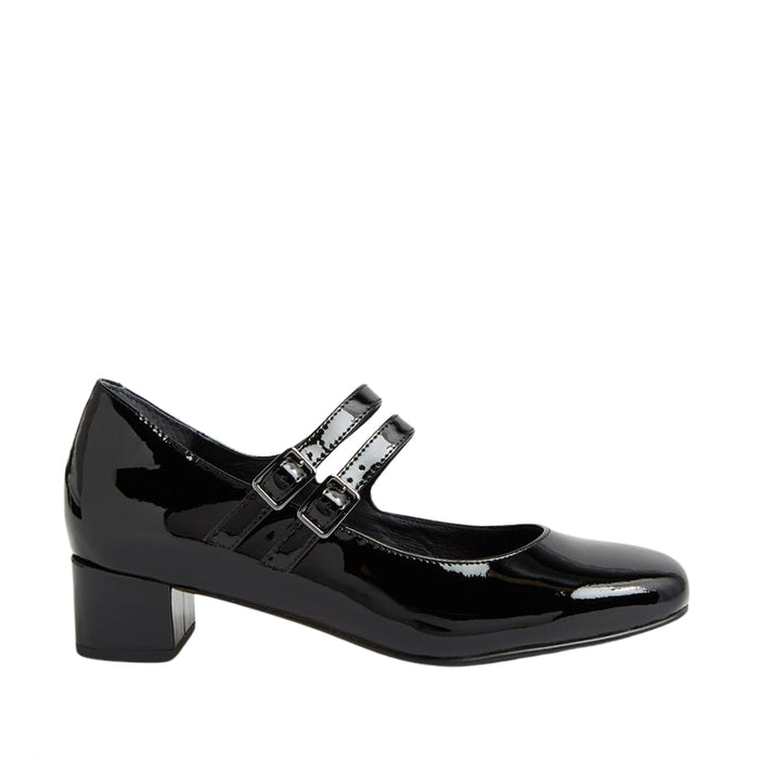 ZIERA KAROLY BLACK PATENT - Women Sandals - Collective Shoes 
