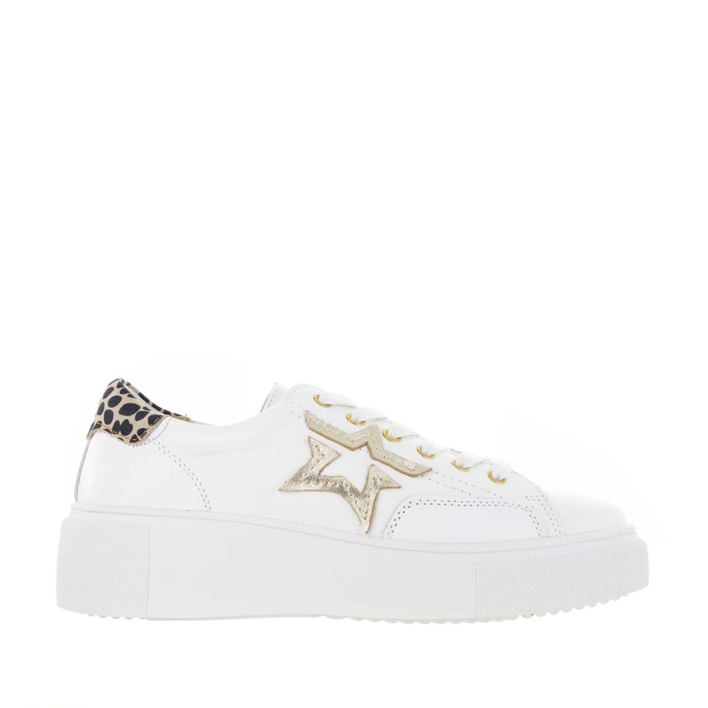 ALFIE & EVIE KAVE WHITE GOLD - Women sneakers - Collective Shoes 