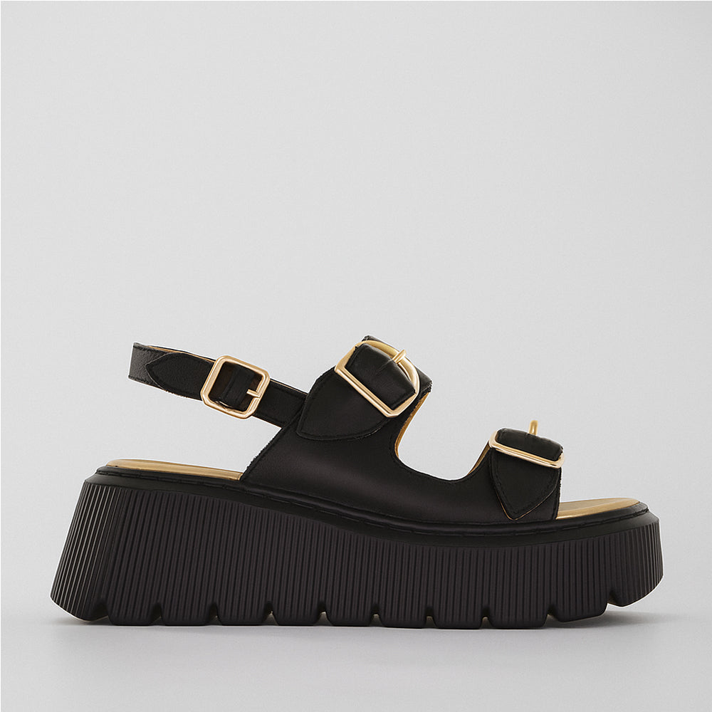 LE SANSA CENO BLACK - Women Sandals - Collective Shoes 