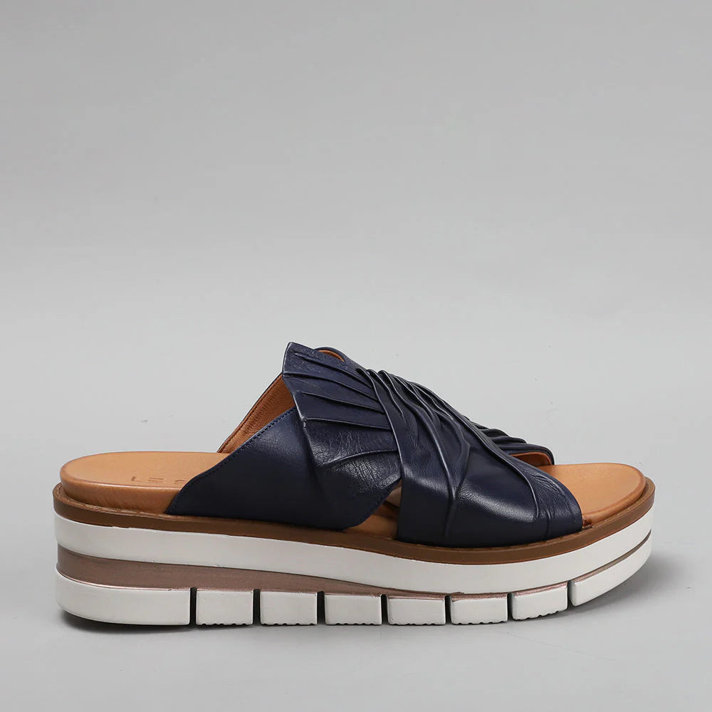 LE SANSA KHLOE NAVY - Women Slip On - Collective Shoes 