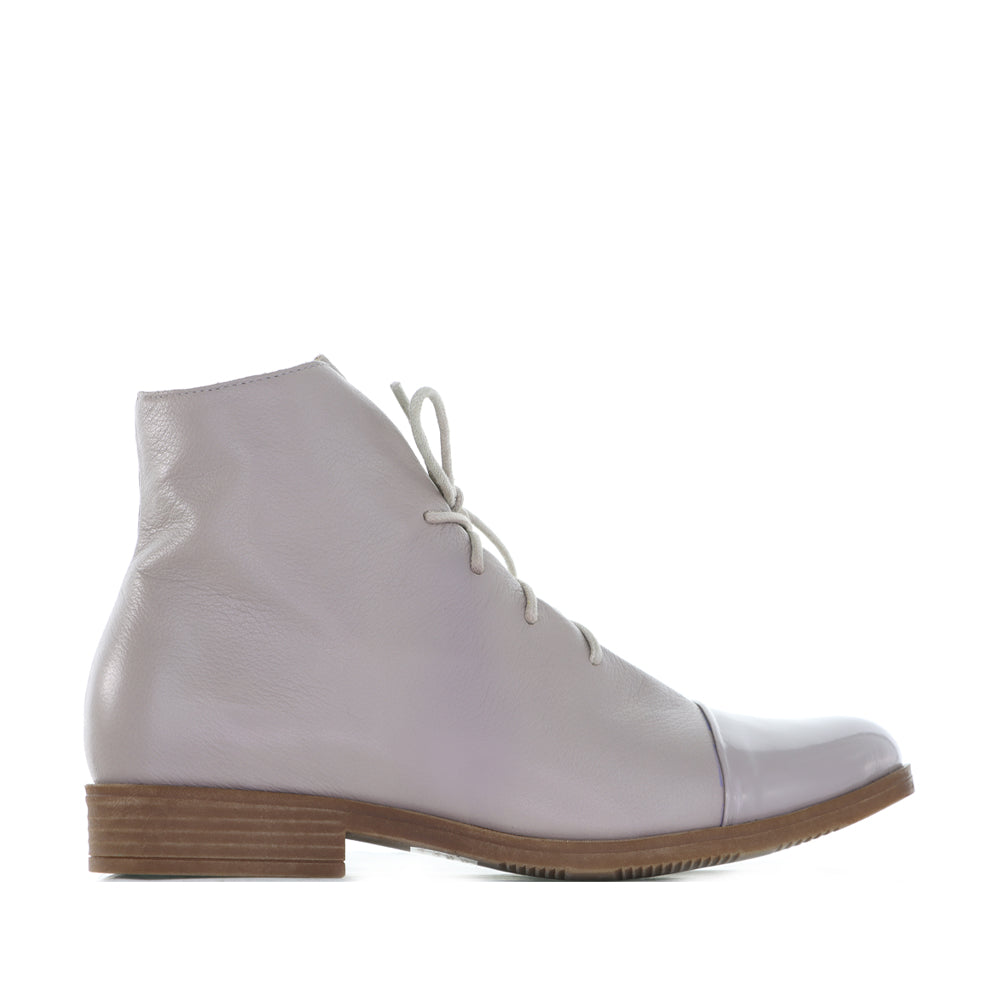 DJANGO & JULIETTE KINGFISH SMOKE PATENT - Women Boots - Collective Shoes 