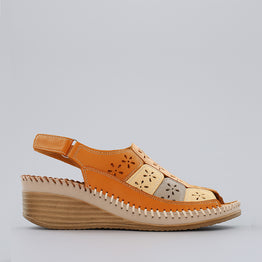 LE SANSA KIRRA TAN MULTI - Women Sandals - Collective Shoes 