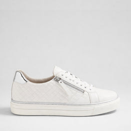 ZIERA KOZIE WHITE SILVER - Women sneakers - Collective Shoes 