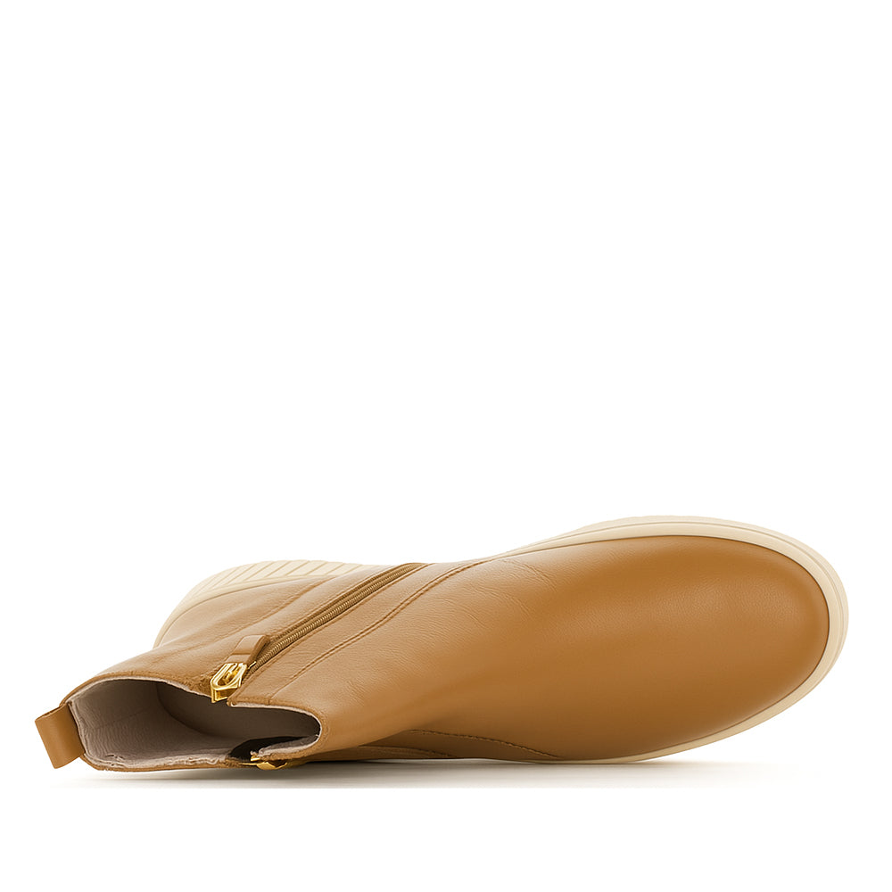 DJANGO & JULIETTE KARATE DK TAN - Women Boots - Collective Shoes 