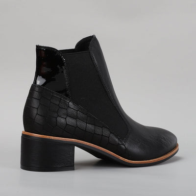 LESANSA REFRESH BLACK - Women Boots - Collective Shoes 