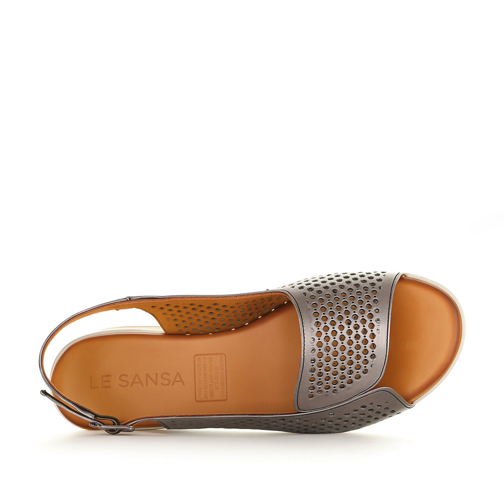 LE SANSA TERINA PEWTER - Women Sandals - Collective Shoes 