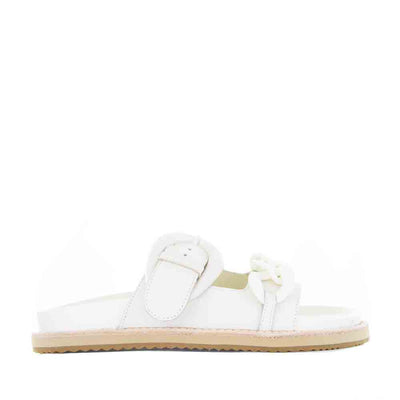 LESANSA DUSA WHITE - Women Flats - Collective Shoes 