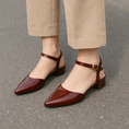 Load image into Gallery viewer, LE SANSA CORALIE MERLOT PATENT - Women Sandals - Collective Shoes 
