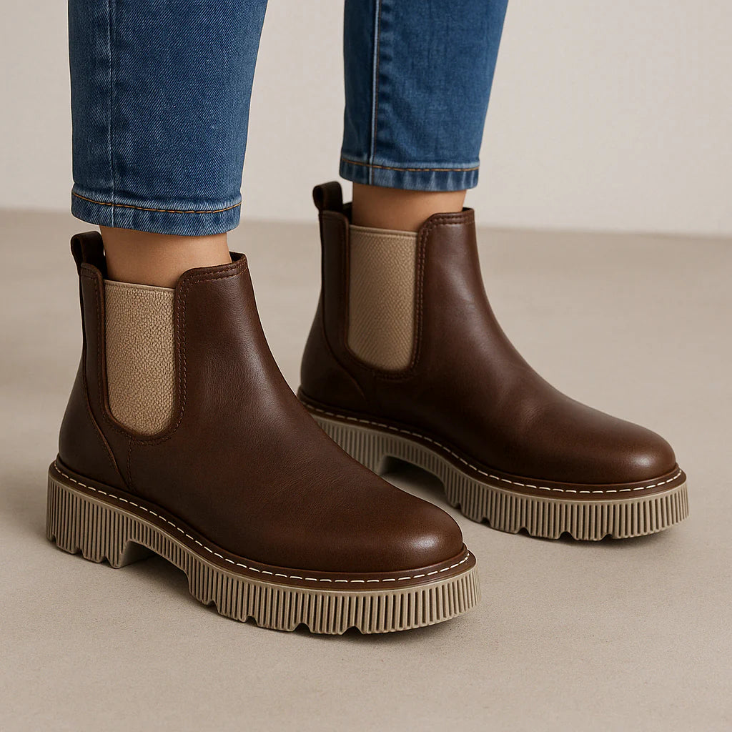 LE SANSA RACHEL CHOCOLATE - Women Boots - Collective Shoes 