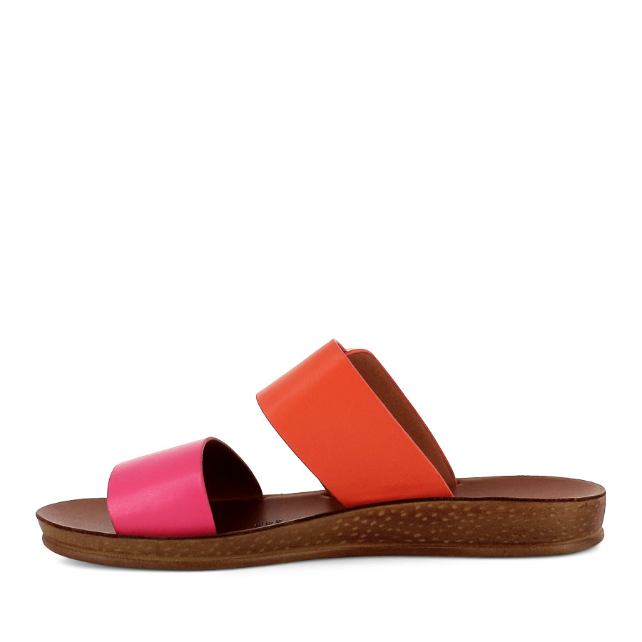 LOS CABOS DOTI PINK ORANGE - Women Flats - Collective Shoes 