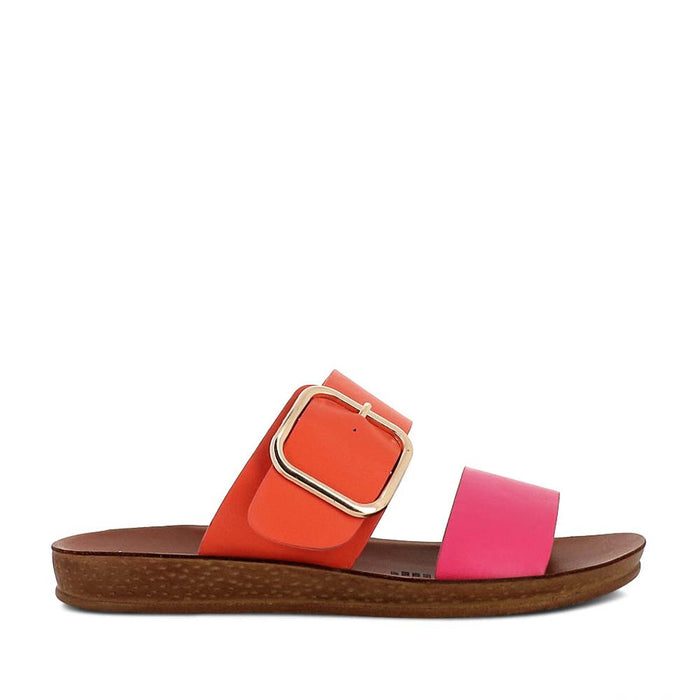 LOS CABOS DOTI PINK ORANGE - Women Flats - Collective Shoes 