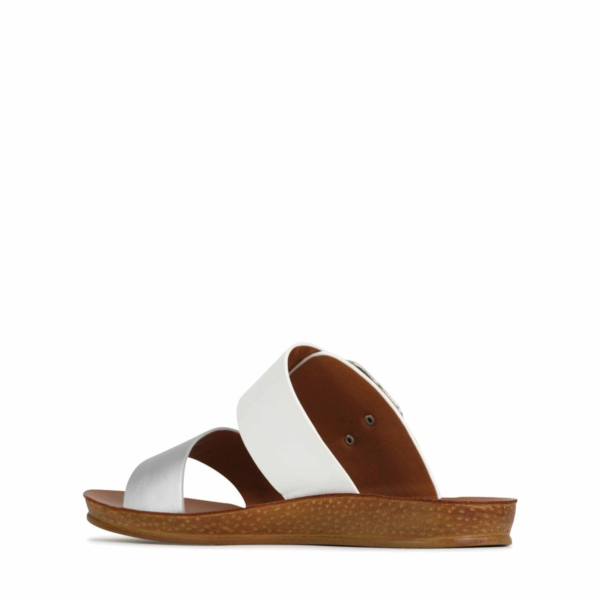 LOS CABOS DOTI SILVER WHITE - Women Flats - Collective Shoes 