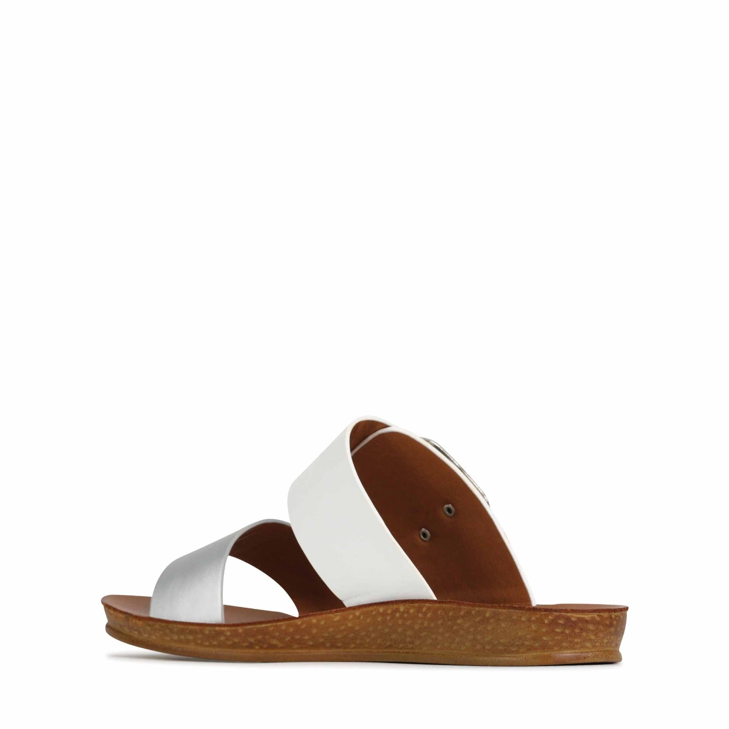 LOS CABOS DOTI SILVER WHITE - Women Flats - Collective Shoes 