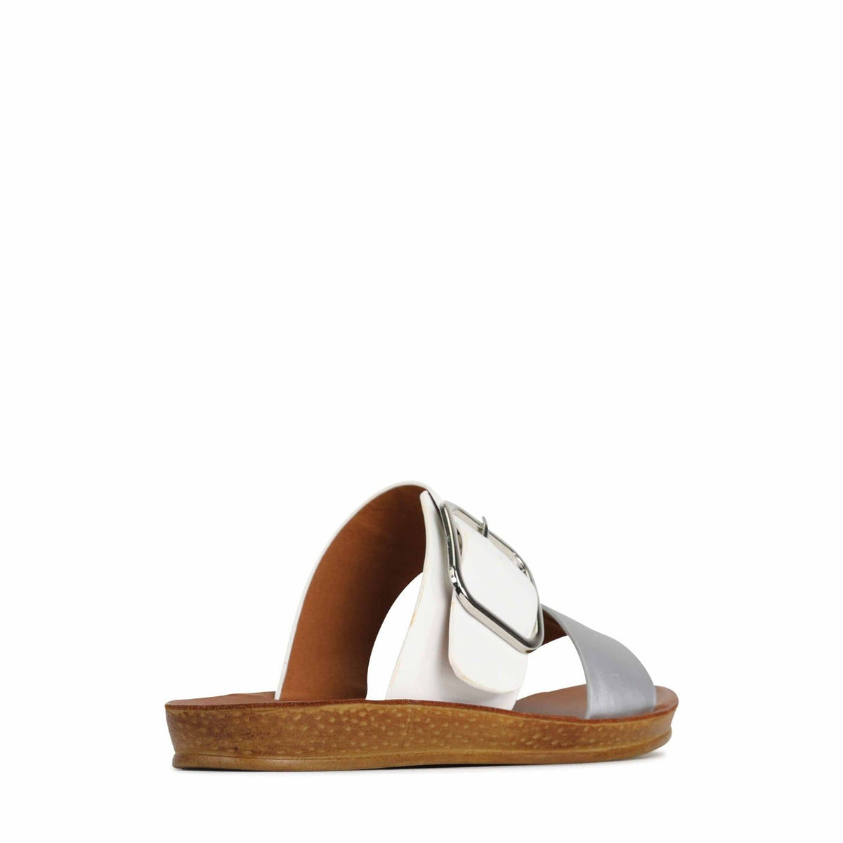 LOS CABOS DOTI SILVER WHITE - Women Flats - Collective Shoes 
