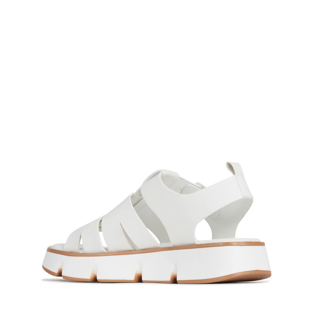 LOS CABSO MADERA WHITE - Women Sandals - Collective Shoes 
