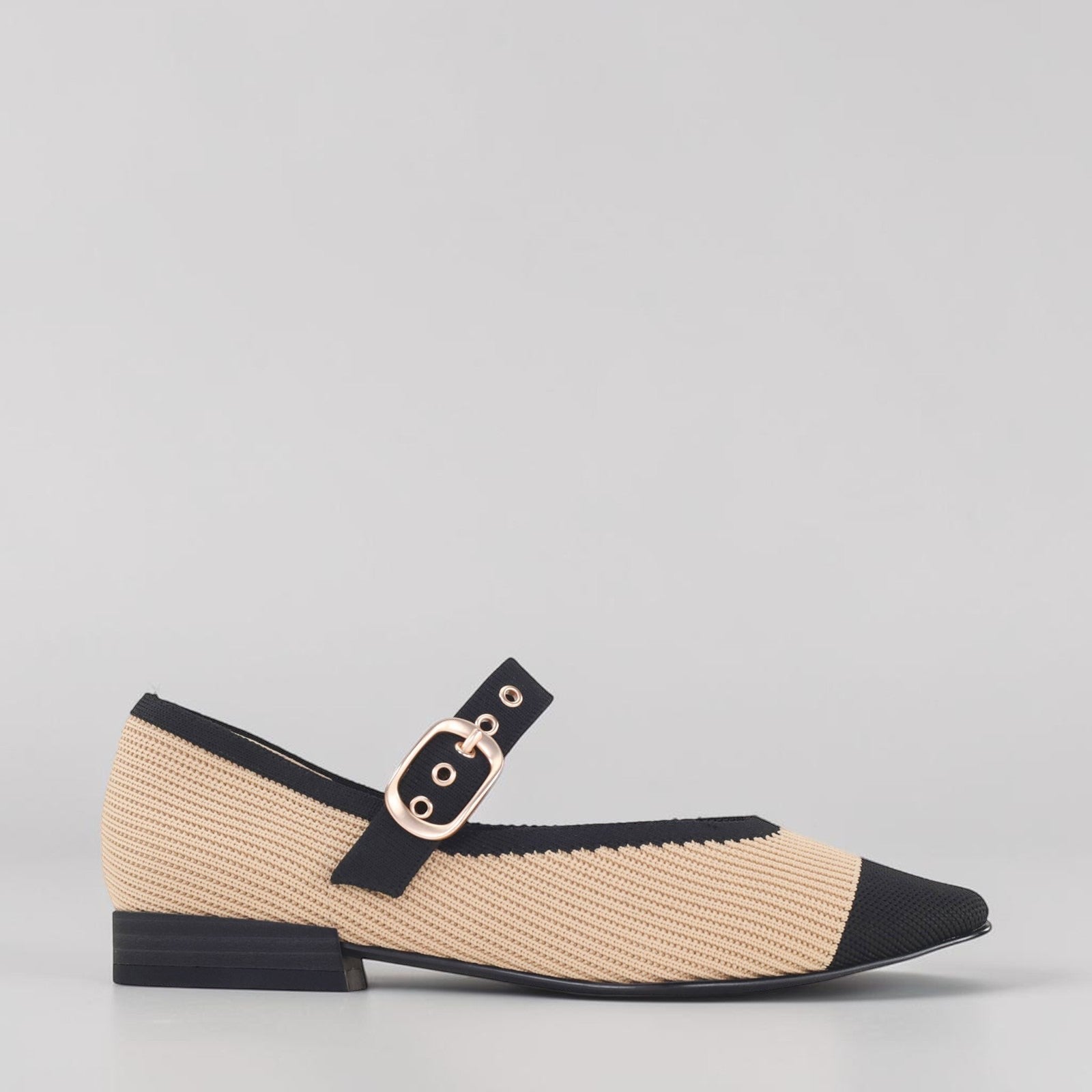 LOS CABOS LANDO CARAMEL BLACK - Women Mary Jane - Collective Shoes 