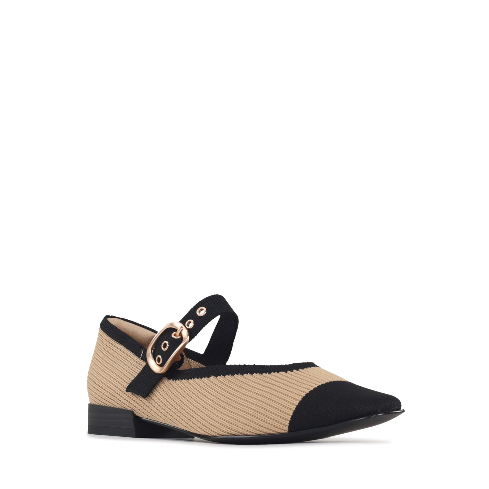 LOS CABOS LANDO CARAMEL BLACK - Women Mary Jane - Collective Shoes 