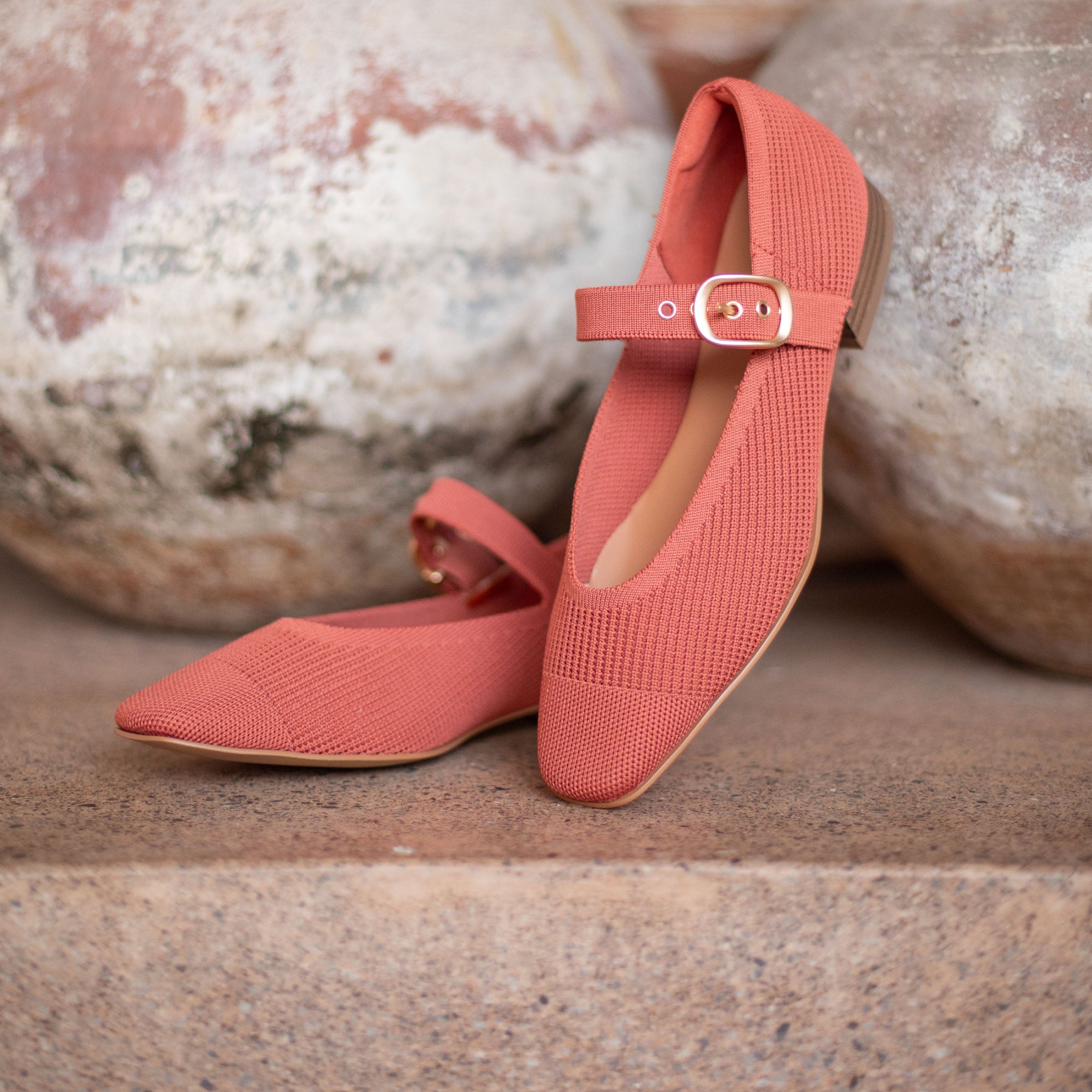 LOS CABOS LANDO CORAL - Women Mary Jane - Collective Shoes 