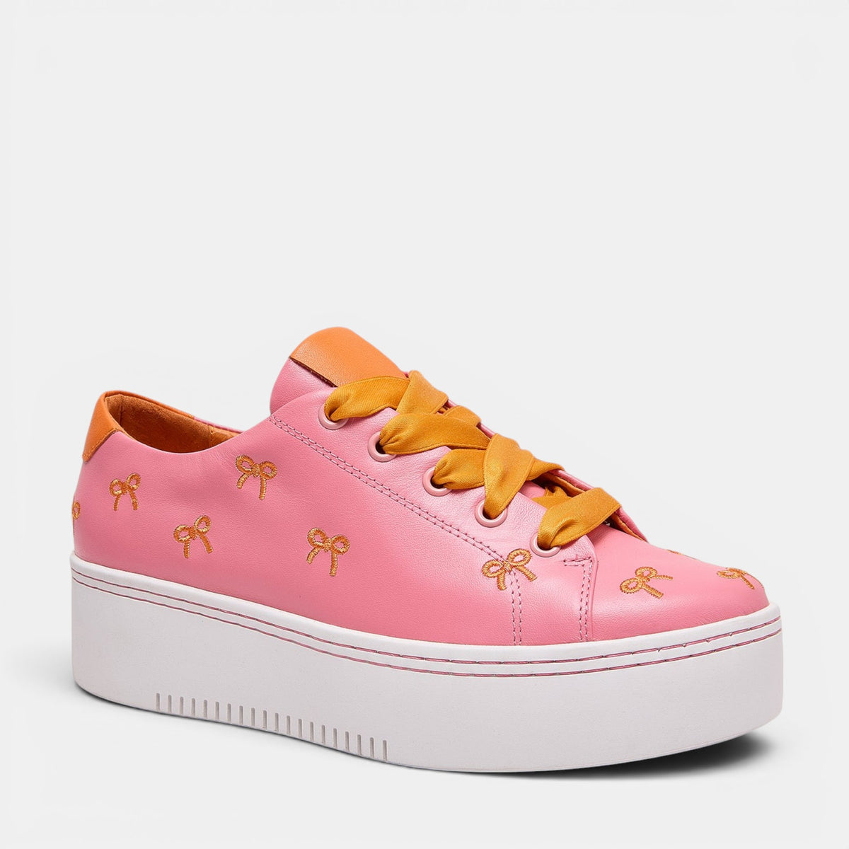 MINX LOVE KNOTS PINK ORANGE BOWS - Women Sneakers - Collective Shoes 