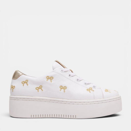 MINX LOVE KNOTS WHITE GOLD BOWS