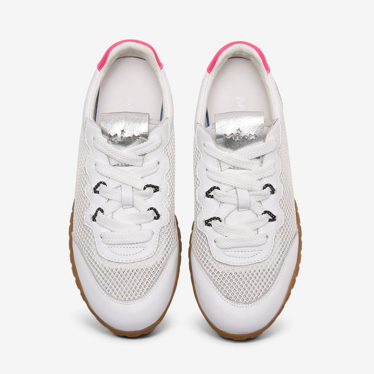 MINX LUXE RUNNER MESH WHITE PINK