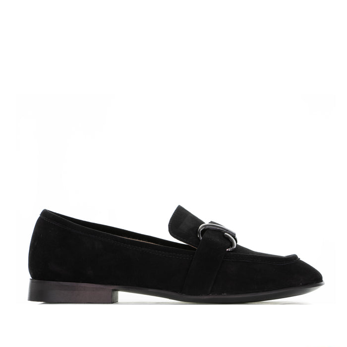 MILA RAINE MAJOR BLACK SUEDE - Women Loafers - Collective Shoes 