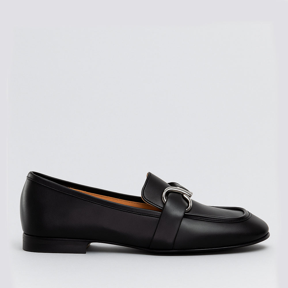 MILA RAINE MAJOR BLACK - Women Loafers - Collective Shoes 