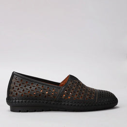 LE SANSA MELLOW BLACK - Women Slip On - Collective Shoes 