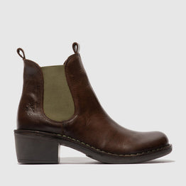 FLY LONDON MEME DK BROWN - Women Boots - Collective Shoes 