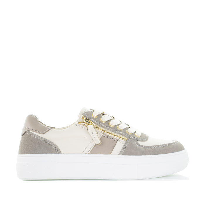 ALFIE & EVIE MILLER CREAM DK STONE - Women sneakers - Collective Shoes 